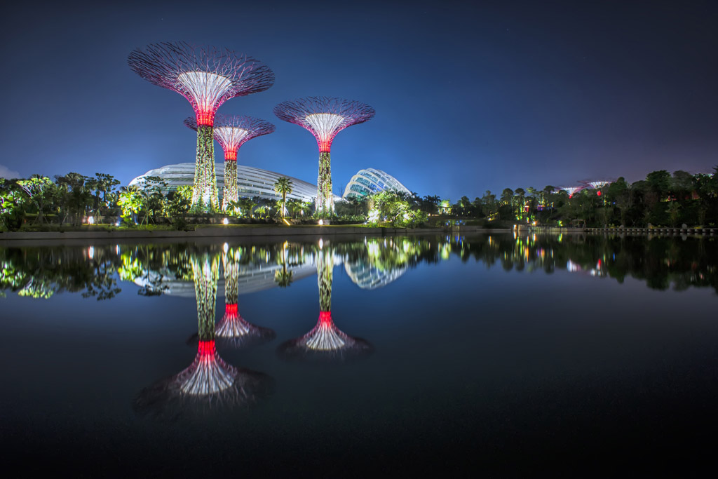 Gardens by the bay noche