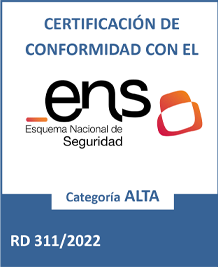 Esquema Nacional de Seguridad, categoría ALTA